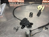 2012 CADILLAC CTS V COUPE TRUNK RELEASE LATCH WITH CABLES/ KEY OEM 13501988 #1592