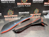 04-06 PONTIAC GTO CENTER CONSOLE TRIM PANELS RED OEM #1522