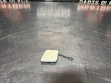 2011 CADILLAC CTS-V COUPE FRONT BUMPER TOW HOOK COVER WHITE DIAMOND OEM #1305