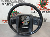 2010 FORD F250 STEERING WHEEL LEATHER AC34-3F563-AA OEM #591