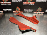 04-06 PONTIAC GTO CENTER CONSOLE TRIM PANELS RED OEM #901