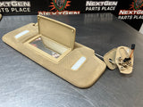 2014 GMC SIERRA 2500HD TAN SUN VISORS OEM #1202