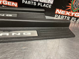 2014 FORD MUSTANG GT LH AND RH ILLUMINATED DOOR SILL TRIM SET OEM #970