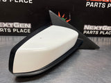 2011 FORD MUSTANG GT RH PASSENGER SIDE VIEW MIRROR WHITE OEM #1111