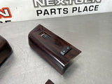 2010 FORD F350 LARIAT 6.4 LH AND RH FRONT AND REAR DOOR WINDOW SWITCH SET WOOD OEM #496