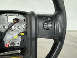 08 - 10 FORD F250 F350 STEERING WHEEL BLCK OEM #635