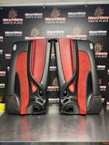 2004 PONTIAC GTO LH RH FRONT DOOR PANELS BLACK ALCANTARA AND LEATHER OEM #1306