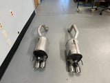 10-13 C6 CORVETTE GRAND SPORT NPP AXLE BACK MUFFLERS #1038
