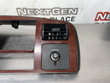 2006 FORD F250 F350 WOODGRAIN DASH RADIO CLUSTER BEZEL TRIM OEM #537