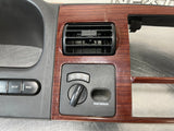 2006 FORD F250 F350 WOODGRAIN DASH RADIO CLUSTER BEZEL TRIM OEM #537