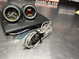 2005 PONTIAC GTO AUTO METER CARBON FIBER DUAL POD GAUGES BOOST PSI WIDEBAND 1269