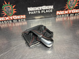 2004 PONTIAC GTO 6 SPEED MANUAL SHIFTER KNOB W BOOT AND TRIM RED STITCH OEM #1438