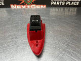 2007 C6 CORVETTE DRIVER WINDOW SWITCH RED OEM 10322620 #1080