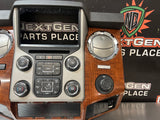 2015 FORD F350 RADIO BEZEL WOOD GRAIN DC34-2504302-C OEM #1246