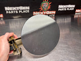 2011 FORD MUSTANG GT FUEL DOOR GAS LID TANK COVER MAGNETIC METALLIC GRAY #1120