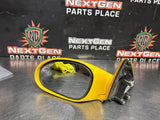 2005 PONTIAC GTO LH DRIVER SIDE MIRROR YELLOW OEM #1269