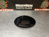 2021 FORD MUSTANG GT FUEL DOOR GAS LID TANK COVER BLACK OEM #1147
