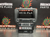 2016 FORD MUSTANG GT SHAKER 8” TOUCH RADIO FACE/CLIMATE CONTROL BEZEL OEM #939