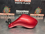 97 - 04 C5 CORVETTE LH DRIVER SIDE HEATED SPORT MIRROR MAGNETIC RED OEM #1368