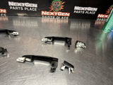 08-09 PONTIAC G8 LH RH SIDE EXTERIOR DOOR HANDLES FRONT & REAR BLCK OEM #1178