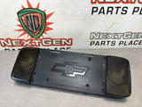 97-04 C5 CORVETTE REAR LICENSE PLATE HOLDER BACK UP REVERSE LIGHT 16524094 OEM #651