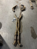 14–19 C7 CORVETTE KOOKS HEADERS WITH X PIPE AND GREEN CATS #1604