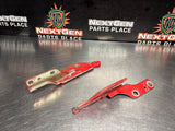 04-06 PONTIAC GTO HOOD HINGE SET TORRID RED OEM #1027