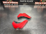 04-06 PONTIAC GTO TORRID RED ROCKER PANEL END CAP PAIR OEM #1027
