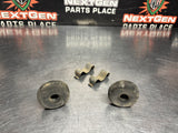 04-06 PONTIAC GTO RADIATOR RUBBER HOLD DOWN DONUTS WITH BRACKETS OEM #1027