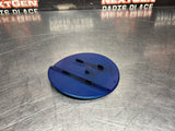 2017 FORD MUSTANG GT FUEL DOOR GAS LID TANK COVER BLUE OEM #1378