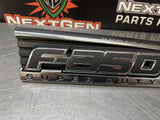 2015 FORD F350 DIESEL LH RH DRIVER PASSENGER SIDE FENDER EMBLEMS OEM #979
