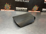 2010 CAMARO LEATHER CENTER CONSOLE LID W WHITE STITCH OEM #1184