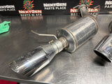 11-14 FORD MUSTANG GT ROUSH AXLE BACK ROUND TIPS EXHAUST OEM #1588