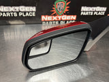 2012 FORD MUSTANG GT LH DRIVER SIDE VIEW MIRROR CANDY RED OEM #928