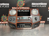 2008 FORD F250 RADIO BEZEL WOOD GRAIN 8C34-2504302-E LOADED OEM #861