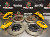 2012 CADILLAC CTS V FRONT 6 PISTON / REAR 4 PISTON BREMBO CALIPER SET OEM #1592