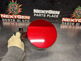 10-14 FORD MUSTANG GT FUEL DOOR GAS LID TANK COVER RED OEM #1290