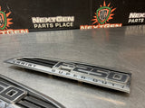 2011 FORD F250 DIESEL LH RH DRIVER PASSENGER SIDE FENDER EMBLEMS OEM #1210