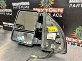 2011 FORD F350 LH DRIVER MIRROR MEMORY POWER FOLD TELESCOPIC OEM #W466