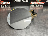 2013 FORD MUSTANG GT FUEL DOOR GAS LID TANK COVER MAGNETIC METALLIC GRAY OEM 990