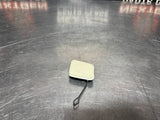 2011 CADILLAC CTS-V COUPE FRONT BUMPER TOW HOOK COVER WHITE DIAMOND OEM #1305