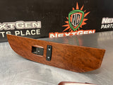 2008 GMC SIERRA 2500HD CREW CAB WOOD FRONT AND REAR POWER WINDOW SWITCHES #1096