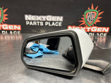 2015 FORD MUSTANG GT LH DRIVER SIDE VIEW MIRROR WHITE OEM #824