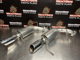 11-14  FORD MUSTANG GT ROUSH AXLE BACK ROUND TIPS EXHAUST OEM #847