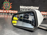 2015 FORD MUSTANG GT LH DRIVER SIDE VIEW MIRROR WHITE OEM #1250