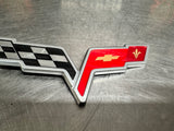 2006 C6 CORVETTE OEM FRONT BUMPER EMBLEM #1194