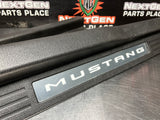 2011 FORD MUSTANG GT LH AND RH ILLUMINATED DOOR SILL TRIM SET OEM #793