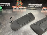 08-09 PONTIAC G8 SUN VISORS SET LH RH DRIVER PASSENGER OEM #1036