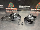 2006 C6 CORVETTE FRONT SEAT BELTS DRIVER / PASSENGER BLK OEM #1538