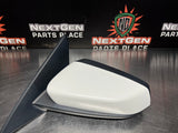 2012 FORD MUSTANG GT LH DRIVER SIDE VIEW MIRROR WHITE OEM #822